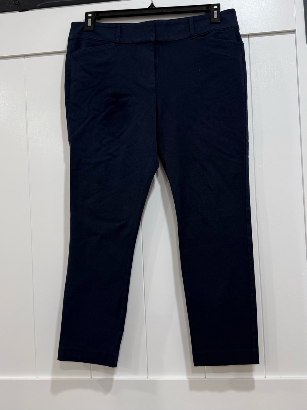 LOFT Navy Skinny Ankle Pants